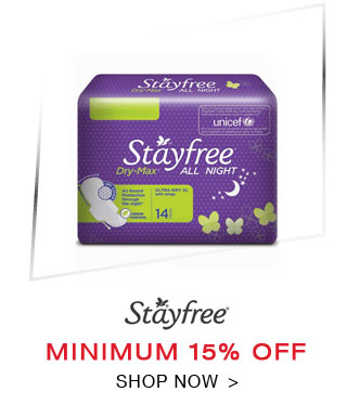Stayfree Min 15% off
