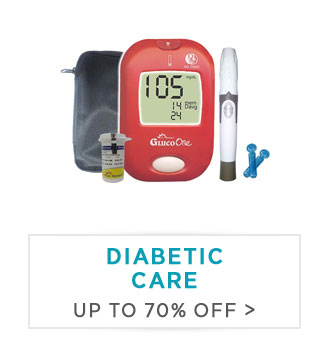 Diabetic Substitutes, Glucose Monitors & Strips upto 70% off