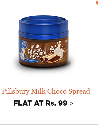 Pillsbury Milk Chocolate Spread - 180 Gm Flat Rs 99