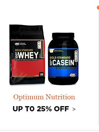 Optimum Nutrition- Up to 25% Off