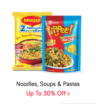 Noodles, Soups & Pastas - Maggi, Yipee Up to 30% off