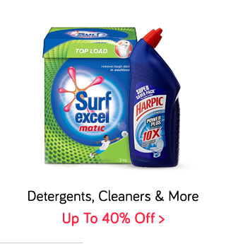 Detergents, Cleaners & Repellernts Up to 40% Off