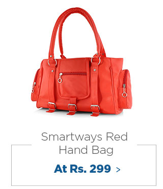 Smartways Red Hand Bag