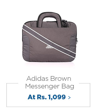 Adidas Brown Messenger Bag - AA8466