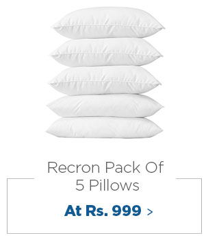 Recron Pack of 5 Pillows ( Paradise )