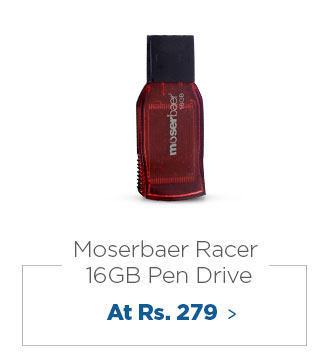 Moserbaer Racer 16 GB Pen Drives Red