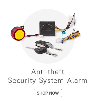 Hru Anti-theft Security System Alarm With Folding Key For All Bikes
