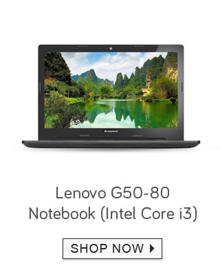 Lenovo G50-80 Notebook (Intel Core i3)