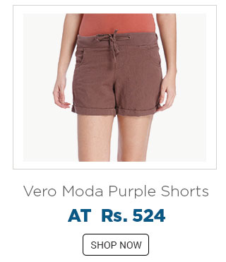 Vero Moda Purple Shorts