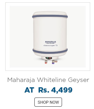 Maharaja Whiteline 15 Litre Classico Super Water Heater - Blue And Grey