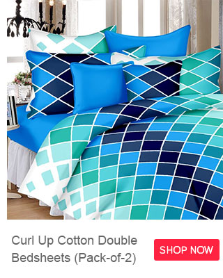 Cotton Double Bedsheets
