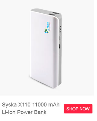 Syska X110 11000 mAh Li-Ion Power Bank