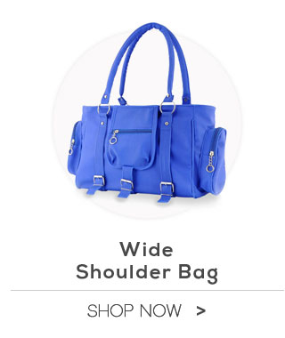 Smartways Bag Blue Wide Shoulder Bag