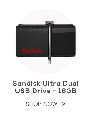 SANDISK ULTRA DUAL USB DRIVE 3.0 16GB