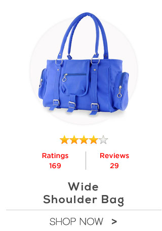 Smartways Bag Blue Wide Shoulder Bag