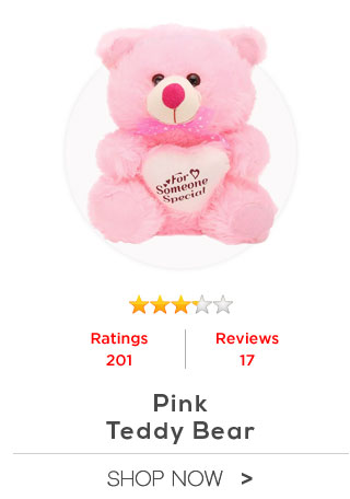 Kashish Toys Pink Teddy Bear