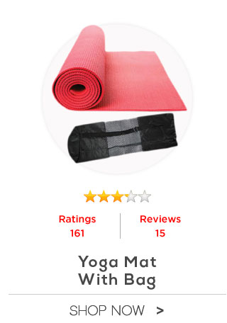 Skycandle Pink Yoga Mat With Bag