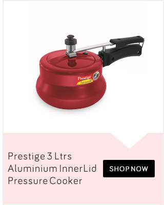 Prestige 11656 3 Ltrs Aluminium InnerLid Pressure Cooker