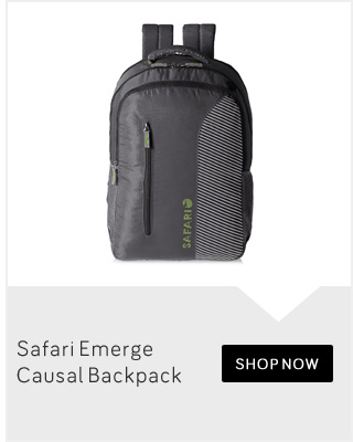 Safari Emerge Grey Causal Backpack