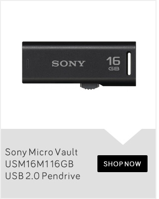 Sony Micro Vault USM16M1 16GB USB 2.0 Utility Pendrive black