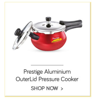 Prestige Deluxe Duo Plus 2 Aluminium OuterLid Pressure Cooker