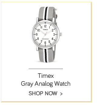 Timex Gray Analog Watch