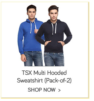TSX Multi Hooded Sweatshirt Pack of 2