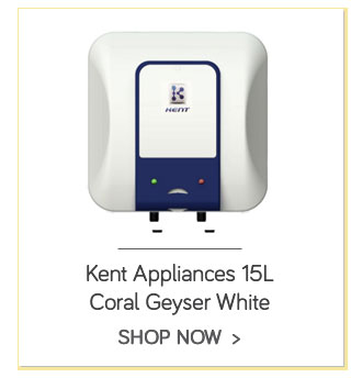 KENT Appliances 15L Coral Geyser White