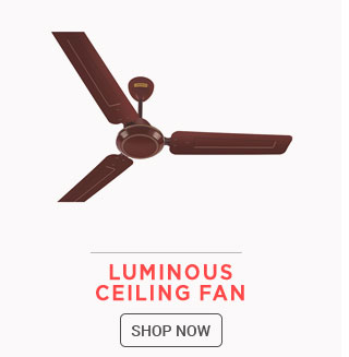 Luminous 1200 mm Morpheus Ceiling Fan Brown
