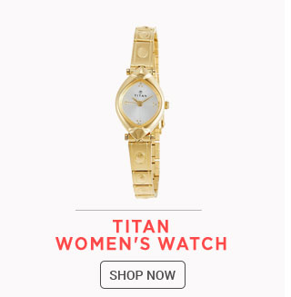 Titan NF2417ym02 Stainless Steel Oval Women's Watch