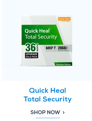 Quick Heal Total Security 1 PC 3 Year Upgrade for Renewal