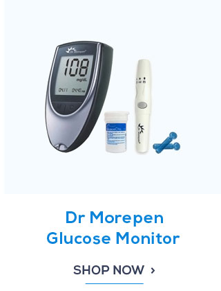 Dr Morepen Glucose Monitor (BG-03)- Free 25 Strip