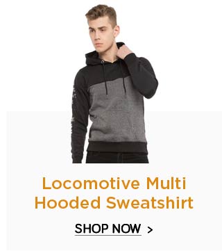 Locomotive Multi Hooded Sweatshirt