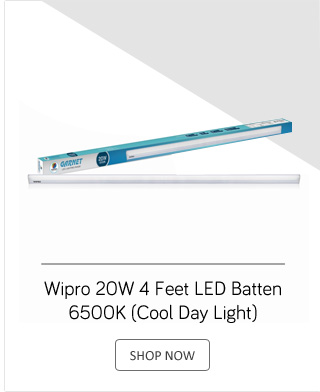 Wipro 20W 4 Feet LED Batten 6500K (Cool Day Light)