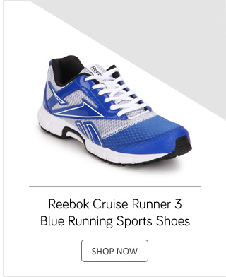 Reebok Cruise Runner 3 Blue Running Sports Shoes