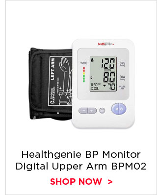Healthgenie BP Monitor Digital Upper Arm BPM02
