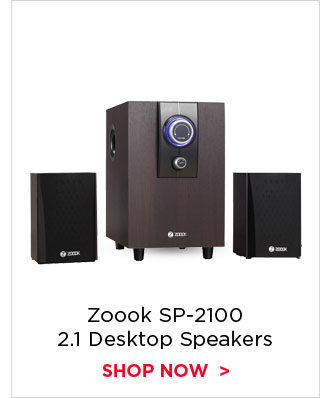 Zoook SP-2100 2.1 Desktop Speakers