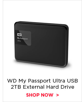 WD My Passport Ultra USB 2TB External Hard Drive