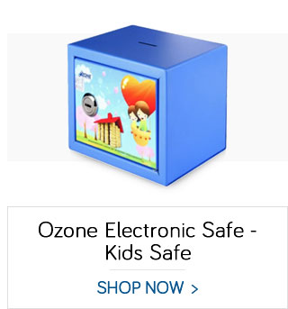 Ozone OES-MB-21BLUE Electronic Safe- Kids Safe