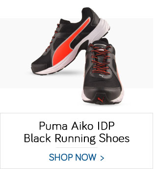 Puma Aiko IDP Black Running Shoes