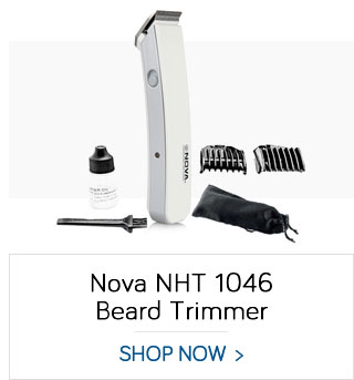 Nova NHT 1046 Beard Trimmer White