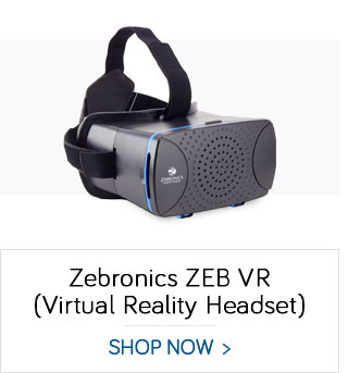 Zebronics ZEB VR ( Virtual Reality Headset) Gaming/3D Movies - Black