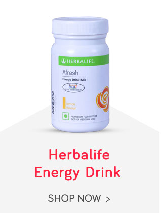 Herbalife Afresh Energy Drink Mix Lemon Flavor