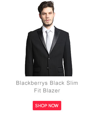 BLACKBERRYS Black Slim Fit Blazer