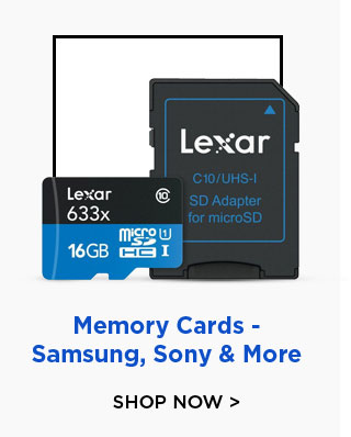Memory Cards - Samsung | Lexar | Sony & More