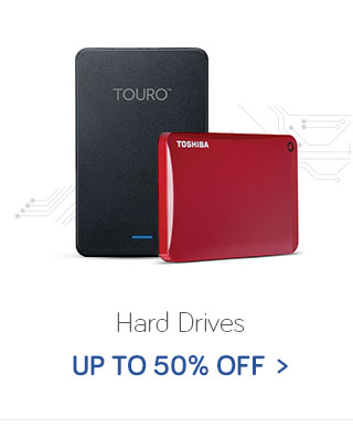 Store, Stream & Share | Hard Drives - Up to 50% Off