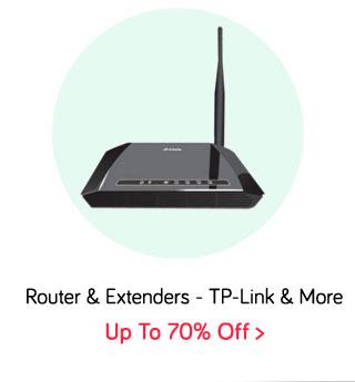 Upto 70% off on Netgear, TP-Link and more