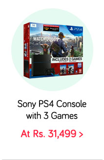 Sony PS4 Console with Watch Dogs Games