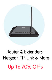 Upto 70% off on Netgear, TP-Link and more