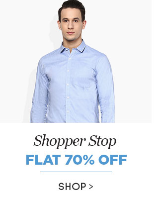 Shopper stop Flat 70% Off